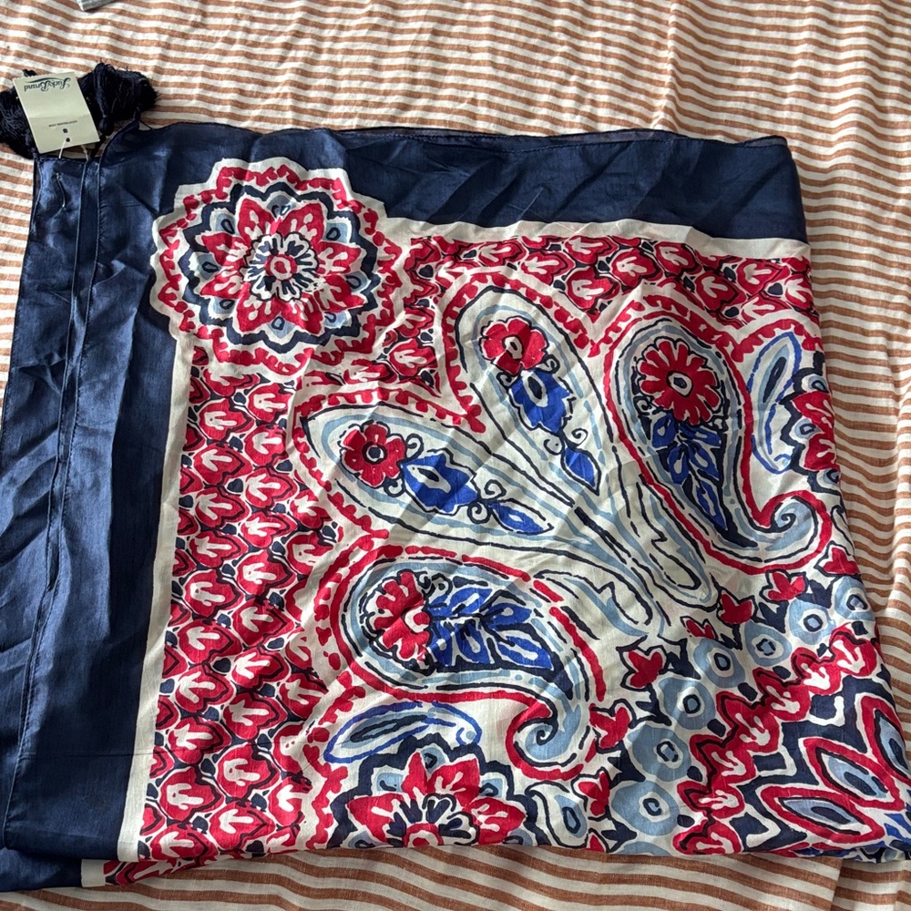 Lucky Brand Navy Blue Scarf